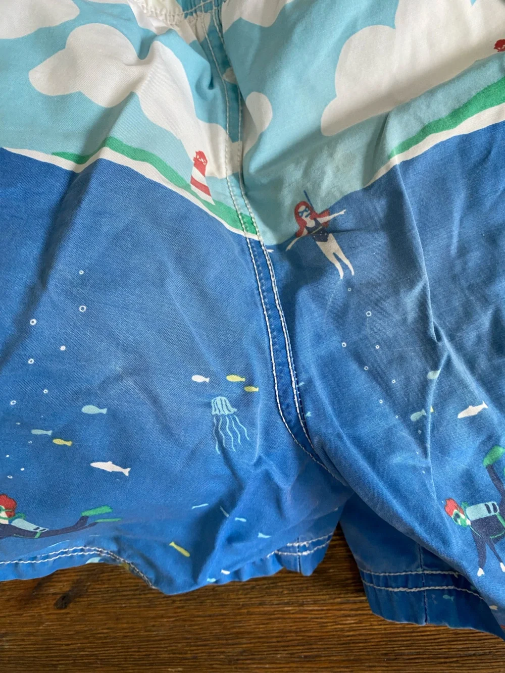 Mini Boden and Primary swim trunk bundle